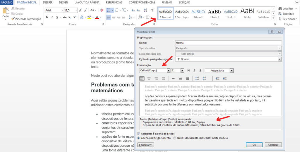 formatar ebooks