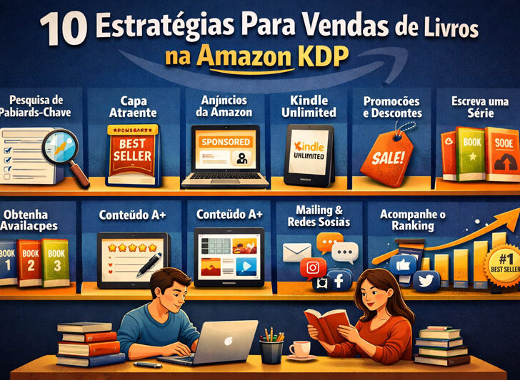 10 estratégias para vendas de livros da Amazon KDP