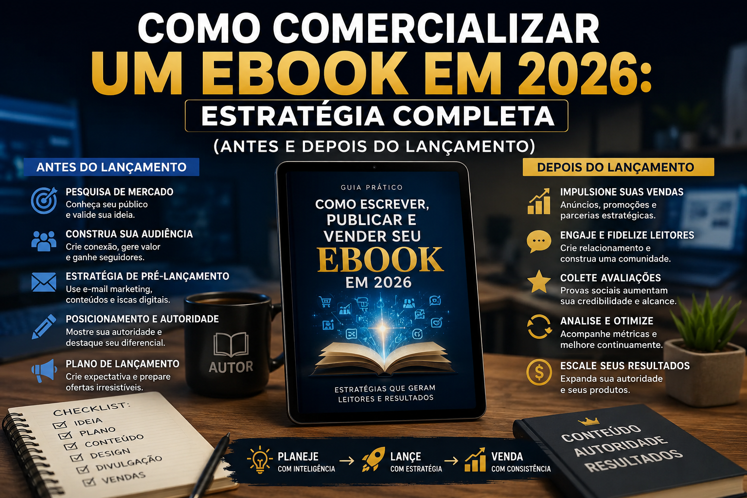 Como comercializar um ebook em 2026