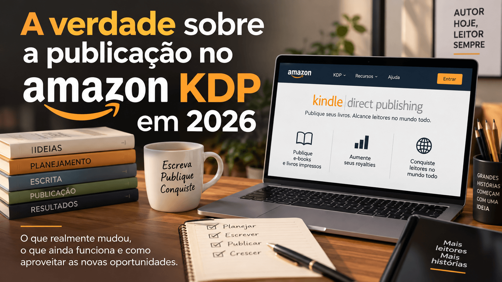A verdade sobre a publicação no Amazon KDP em 2026