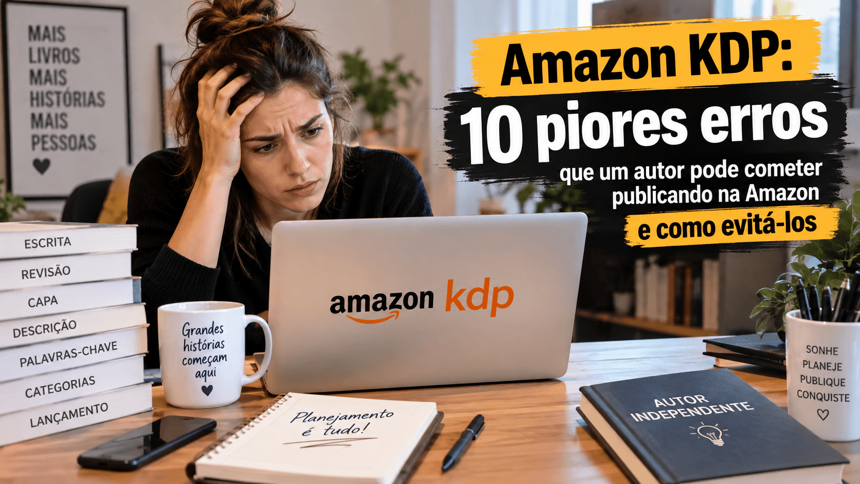 10 piores erros que um autor pode cometer