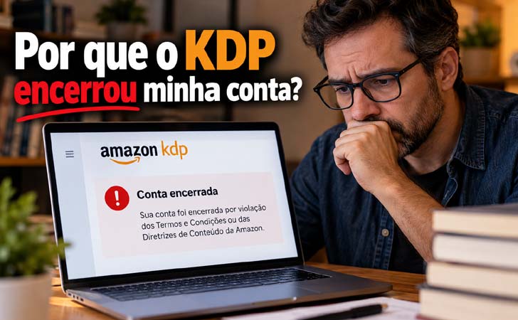 Por que o KDP encerrou minha conta