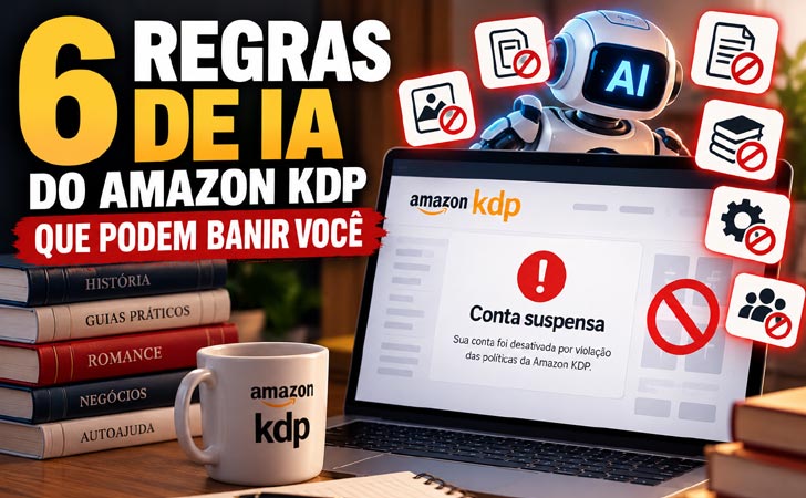 6 regras de IA do Amazon KDP